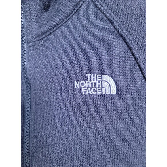 The North Face Black Fleece Zippered Jacket Women's size MEDIUM - Picture 2 of 5
